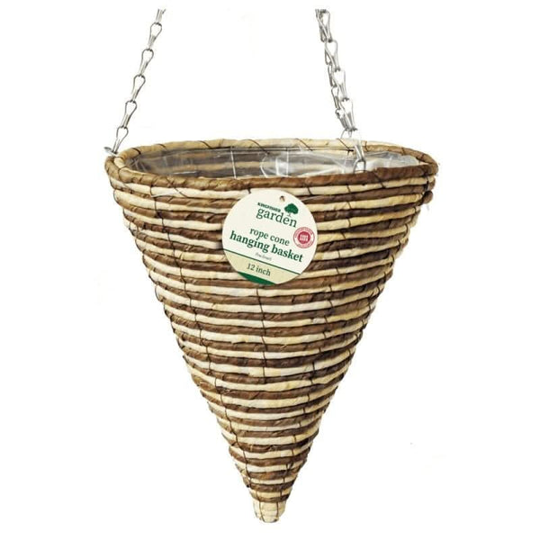 30cm cone shaped garden hanging basket