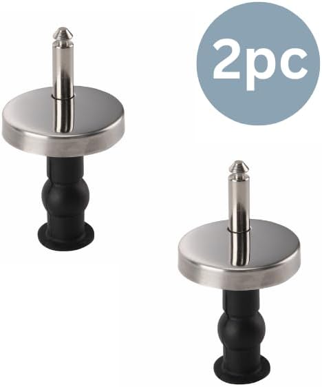 Toilet Seat Fixings 2 Pack Quick Release Hinges