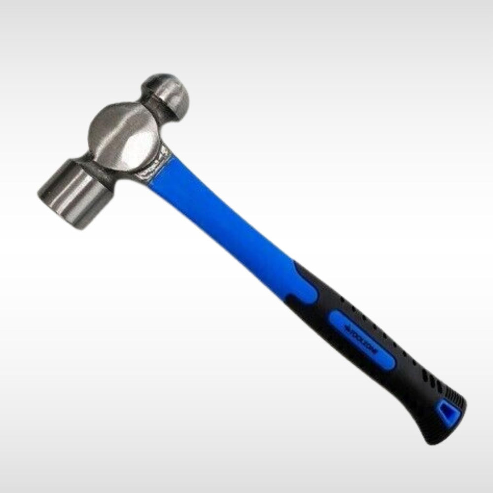32oz ball pein hammer with fibreglass handle.