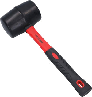 32oz heavy duty rubber mallet with fibre handle