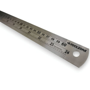 Stainless Steel Ruler Metric Imperial Precision Measuring 600mm