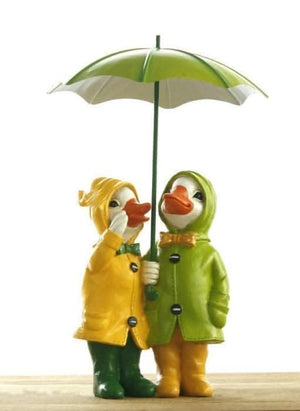 33cm duck couple garden decoration
