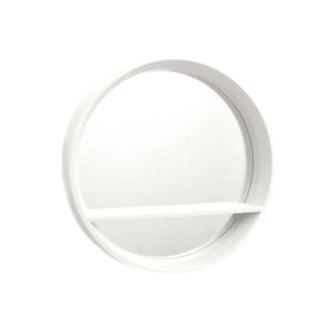 35cm porthole style mirror displayed on a wall
