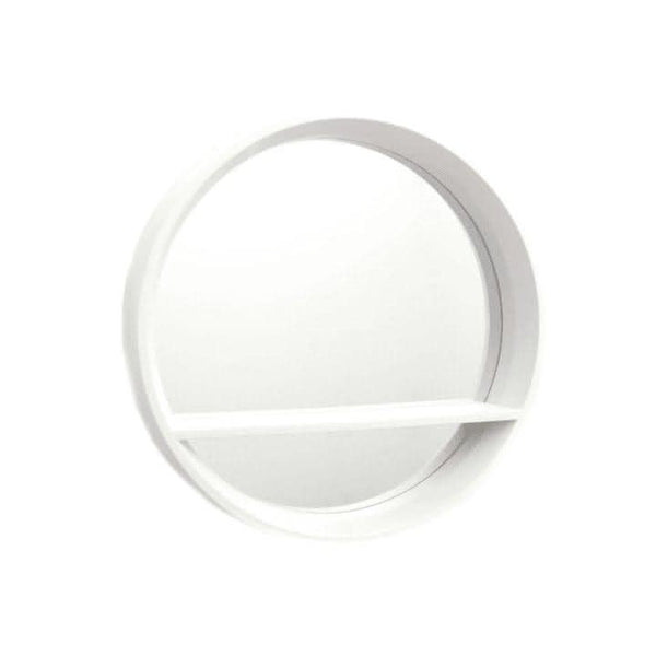 35cm porthole style mirror displayed on a wall