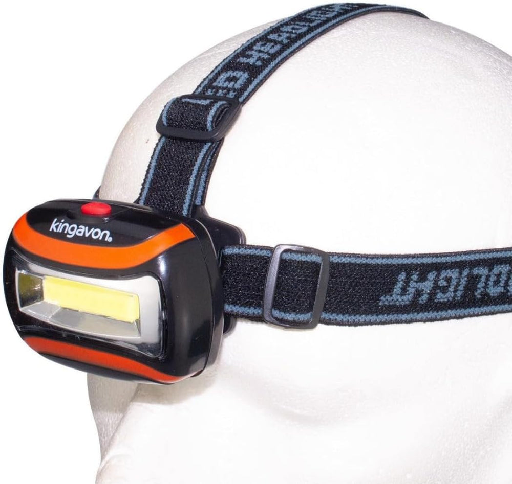 Compact 3W COB LED head torch with headband