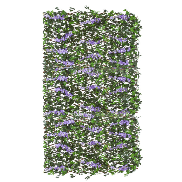 Purple Wisteria Trellis Garden Decoration 180 x 90cm