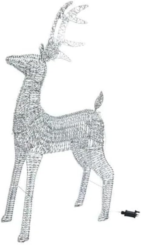 90cm Pre-Lit LED Reindeer