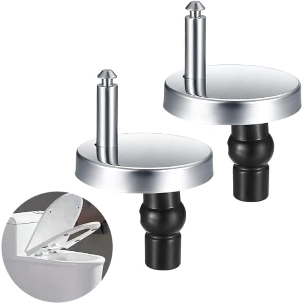 Toilet Seat Fixings 2 Pack Quick Release Hinges