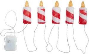 LED Flickering Candle Christmas String Lights