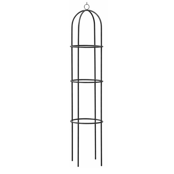 1.9m Metal Garden Obelisk Climbing Plant Support Frame