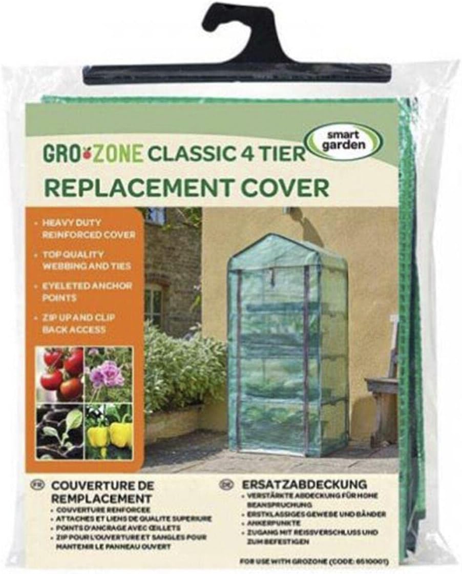 Clear 4 tier greenhouse replacement cover