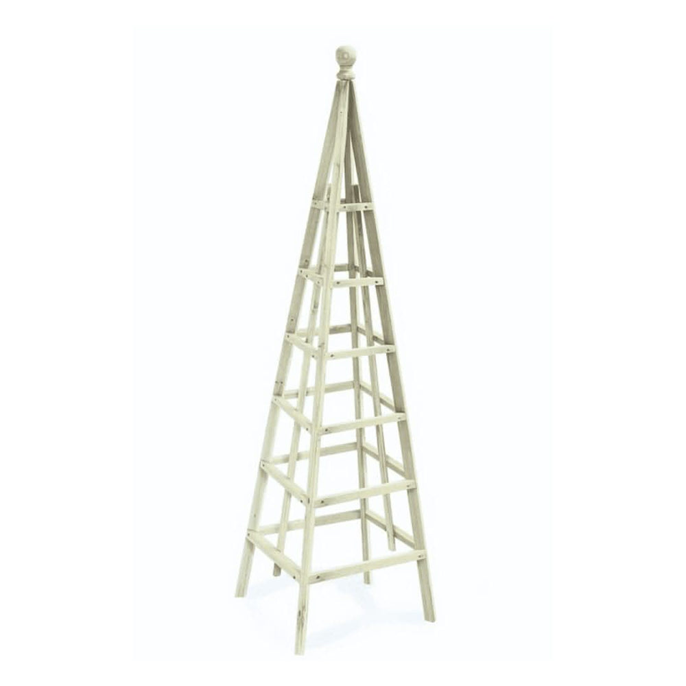 Large Garden Sage Obelisk Outdoor Arch Heavy Duty Strong Wooden Plant Cage