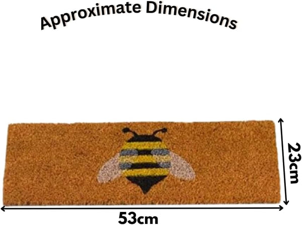 Bee Design Coir Door Mat Insert 23 x 53cm for Rubber Door Frames