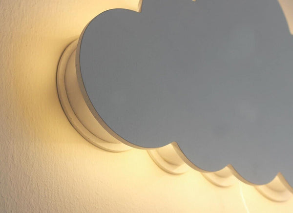 Cloud Wooden Night Light
