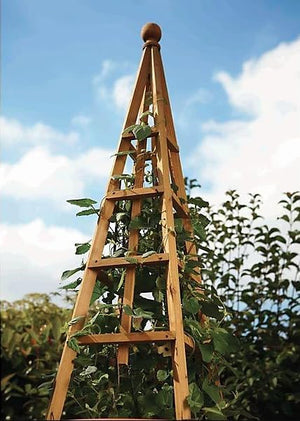 1.5m Wooden Garden Obelisk Plant Support Frame