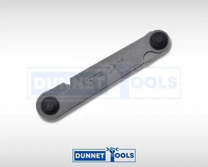 Folding metric and Whitworth thread measuring gauge.