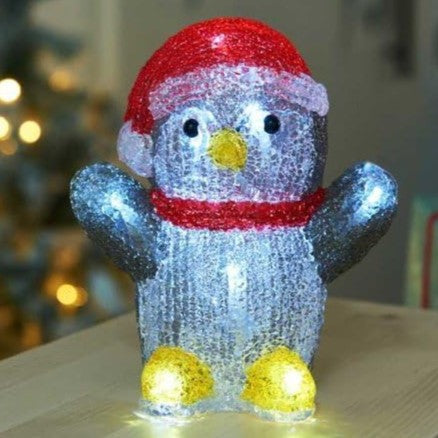 16cm LED Penguin Christmas Decoration