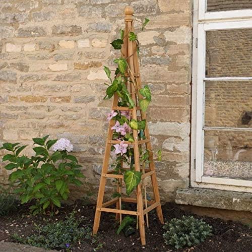 1.5m Wooden Garden Obelisk Plant Support Frame