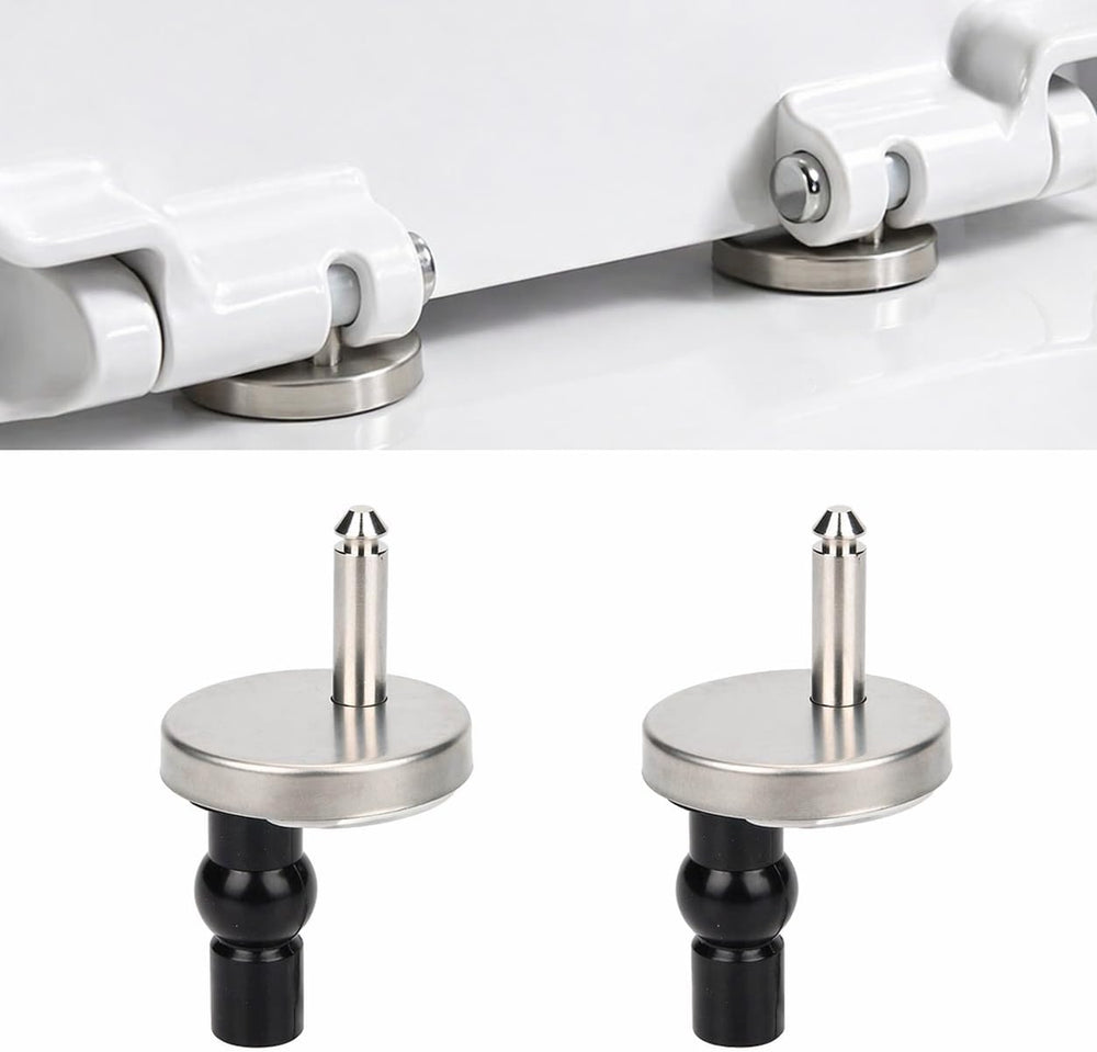 Toilet Seat Fixings 2 Pack Quick Release Hinges
