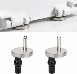 Toilet Seat Fixings 2 Pack Quick Release Hinges