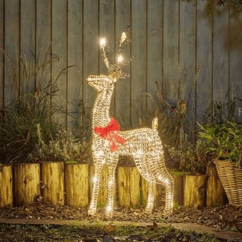 Christmas Reindeer Decoration Large LED Stag