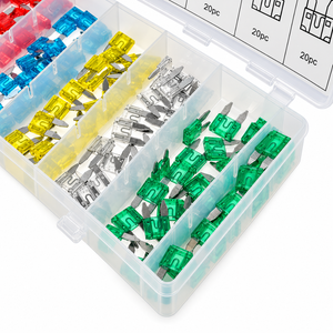 120 Pack Mini Auto Blade Fuses Assorted Car Van Bike Fuse Set 5 10 15 20 25 30 A