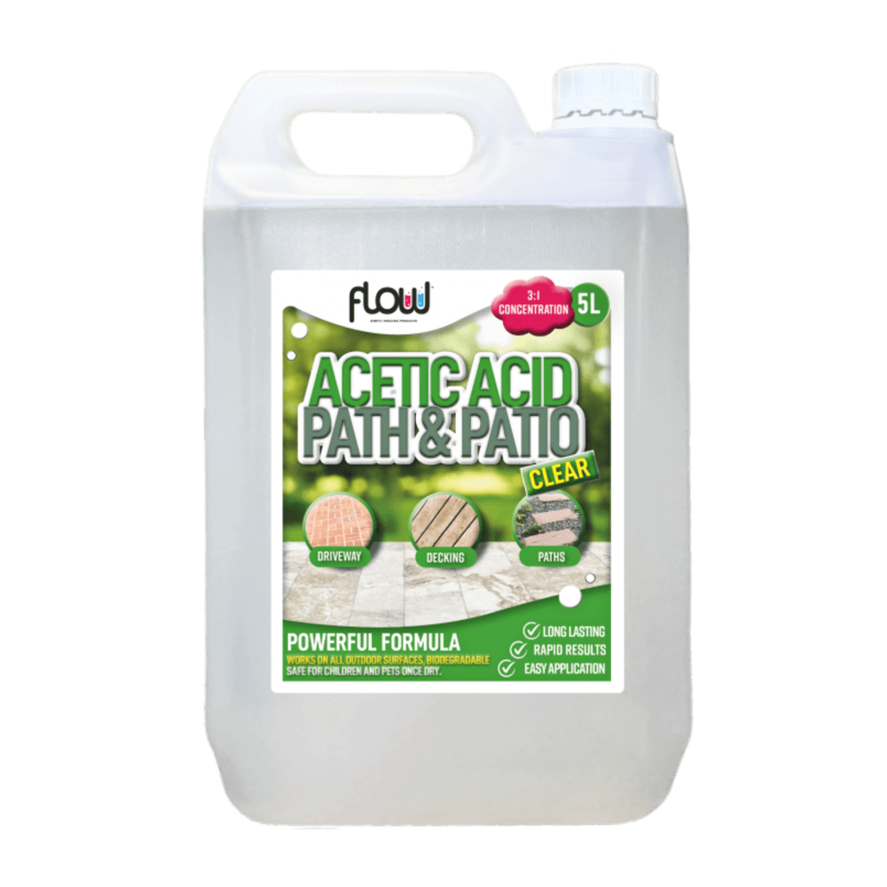 5L garden acetic acid vinegar for patio and driveway cleaning
