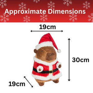 Plush Capybara Teddy Christmas Decoration