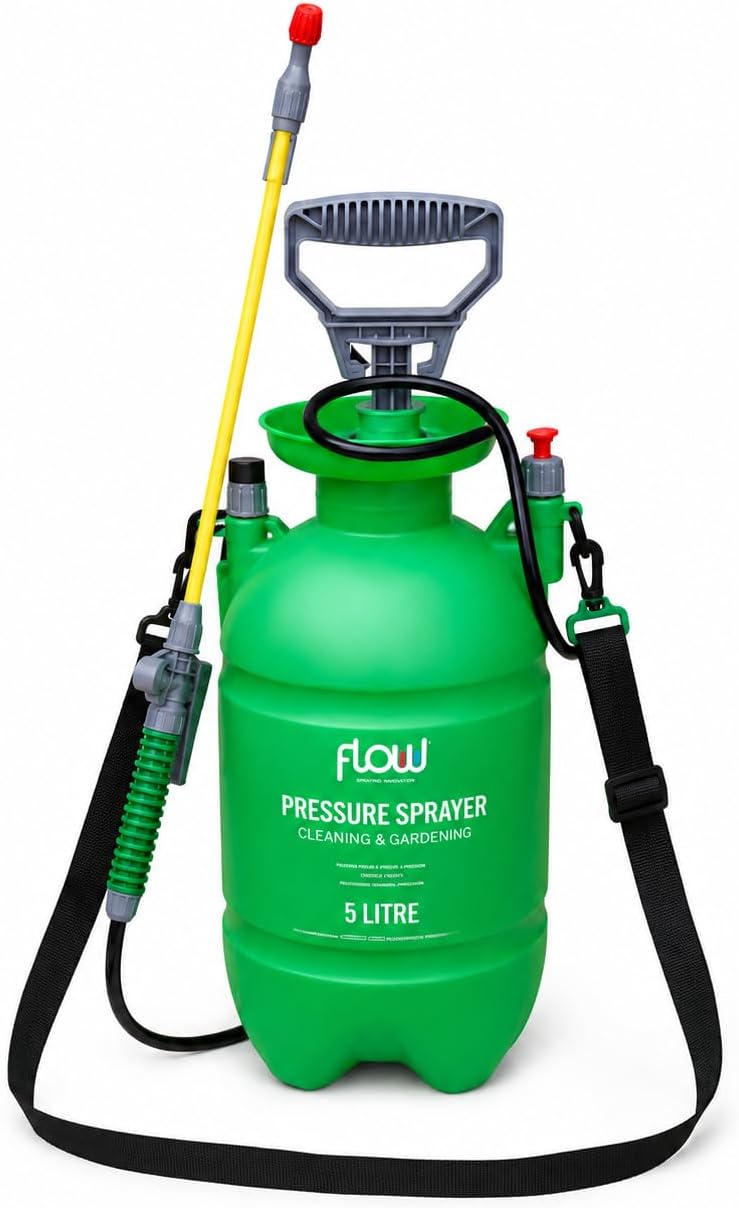 Green 5 litre fence pressure sprayer