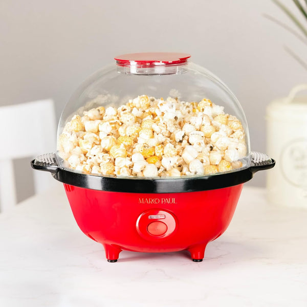 Five litre popcorn maker displayed on a kitchen counter