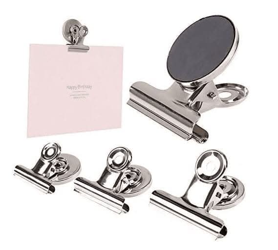 Five pack magnetic bulldog clips