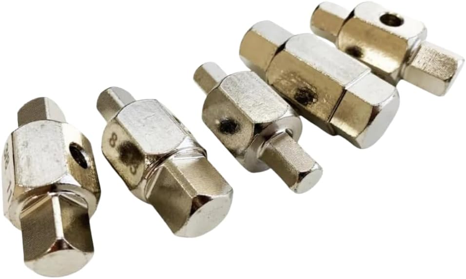 5 piece drain plug key set for oil changes