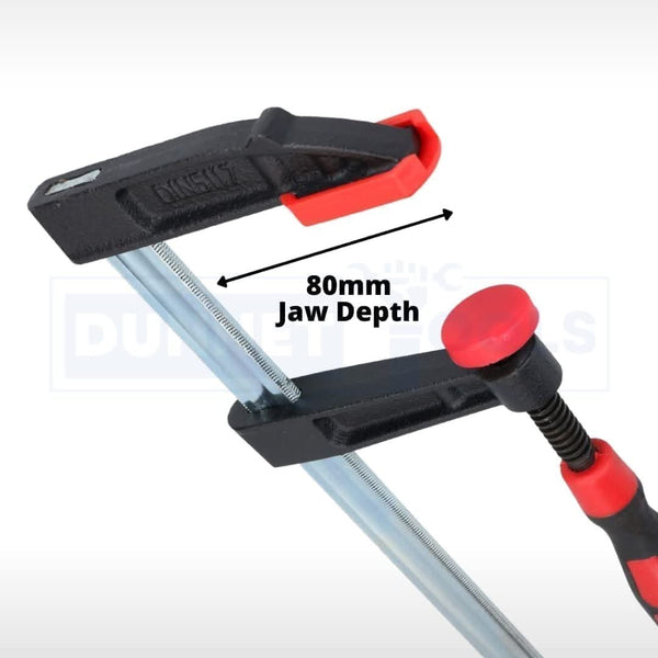 600mm woodworking clamp with sliding head