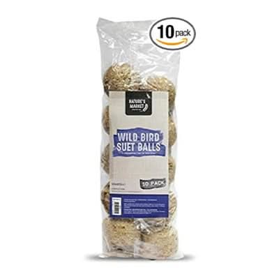 Fat Suet Ball Packet of 10 x Suet Balls Bird Food