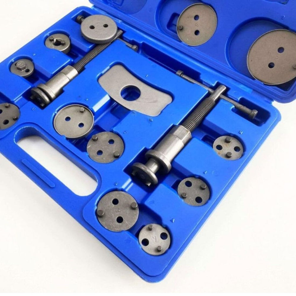18pc Caliper Wind Back Tool Disc Piston Brake Rewind Kit Set Car Auto