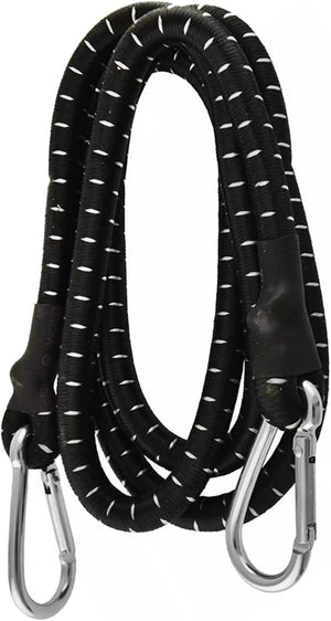 60 inch heavy duty bungee cord with carabiner clips