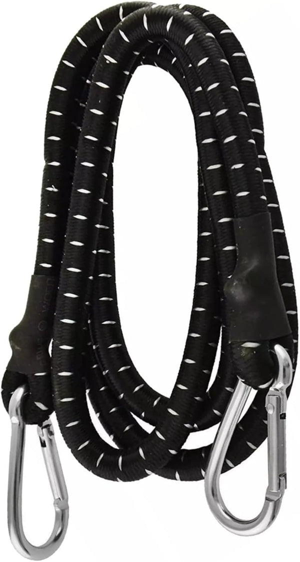 60 inch heavy duty bungee cord with carabiner clips