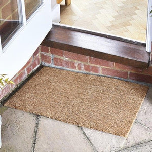 Large natural coir door mat 60 x 90cm