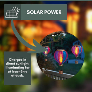 Decorative hot air balloon light