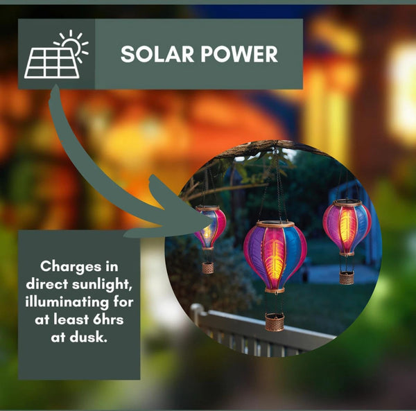 Decorative hot air balloon light