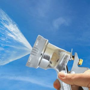 marksman 6 function chrome metal garden hose spray gun 6 Function Dial Garden Hose Spray Gun Heavy Duty Chrome Plate Finish