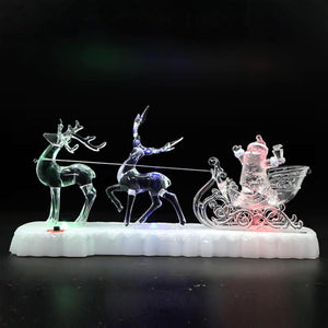 LED Christmas Acrylic Snow Ornament