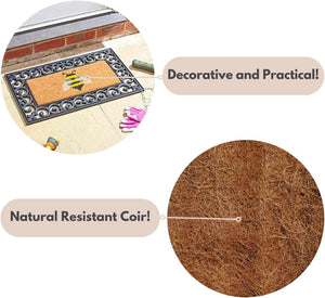 Bee Design Coir Door Mat Insert 23 x 53cm for Rubber Door Frames