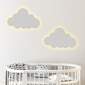 Cloud Wooden Night Light