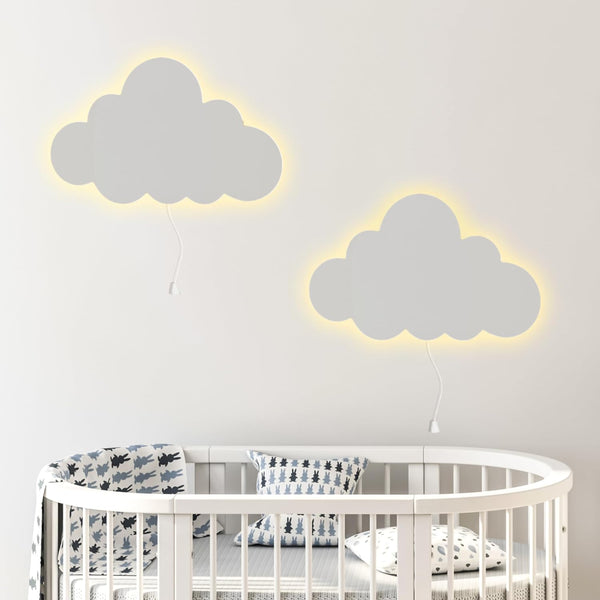 Cloud Wooden Night Light