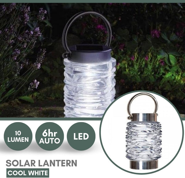 Wave Lantern Solar Garden Light