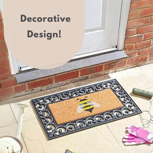 Bee Design Coir Door Mat Insert 23 x 53cm for Rubber Door Frames