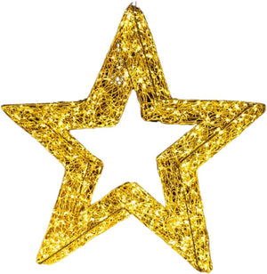 38cm LED Christmas Gold Star LED Light