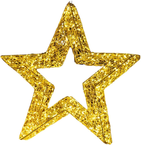 38cm LED Christmas Gold Star LED Light