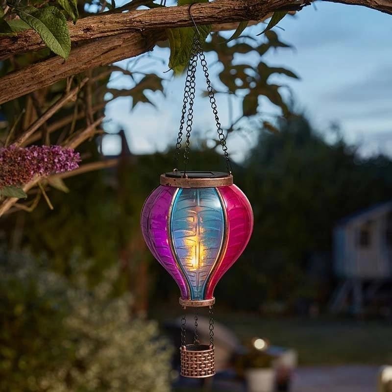 Solar hot air balloon lantern